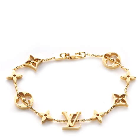 monogram lv bracelet